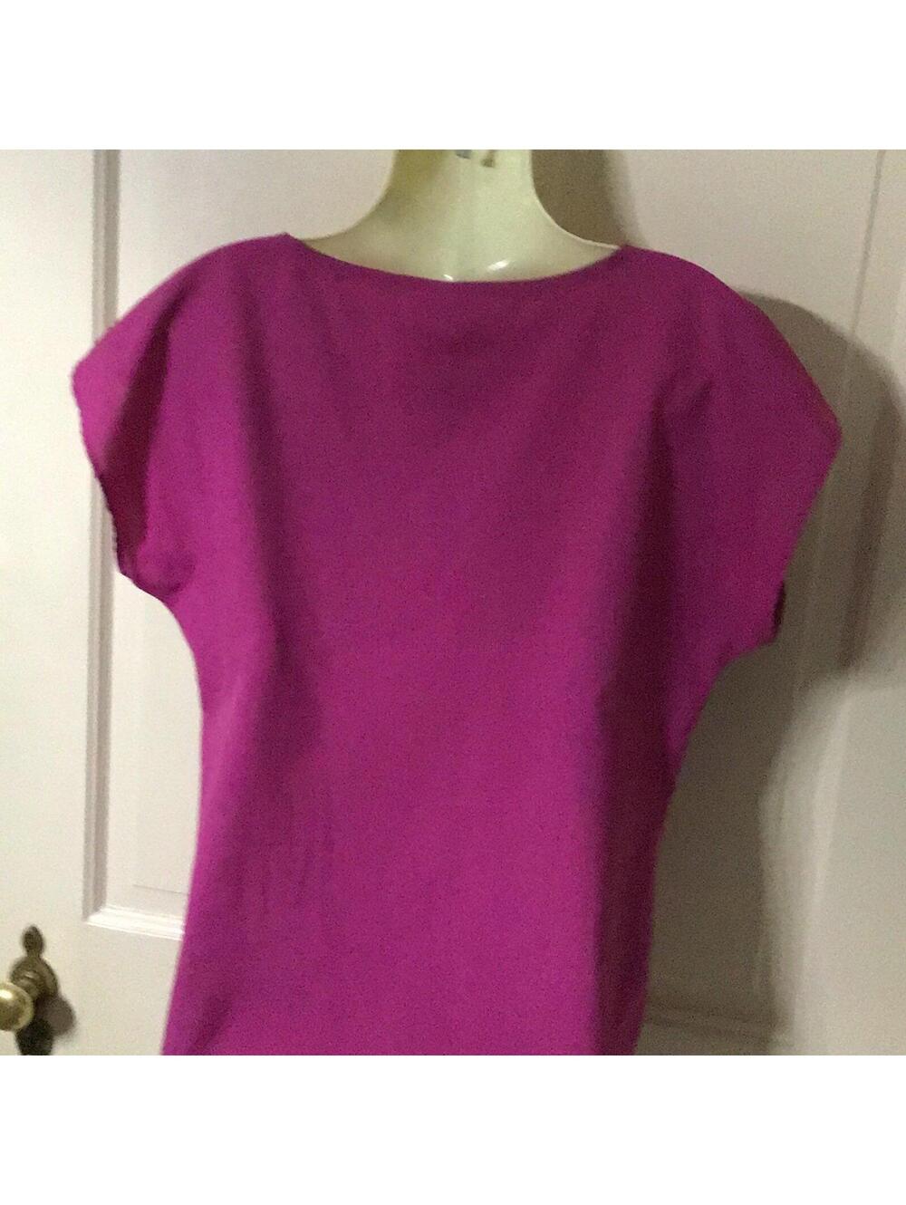 Korea Raspberry Pink Blouse - Picture 2 of 4